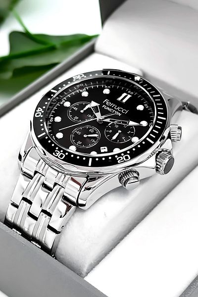 Ferrucci Function Men's Wristwatch 3 Atm Informative Bracelet Gift Zmfer088