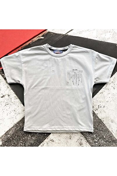 atabay TRIUC BĂRBAȚI BACK BE KIND STAR BASKILAT 36/1 JERSEY SINGUR Gri