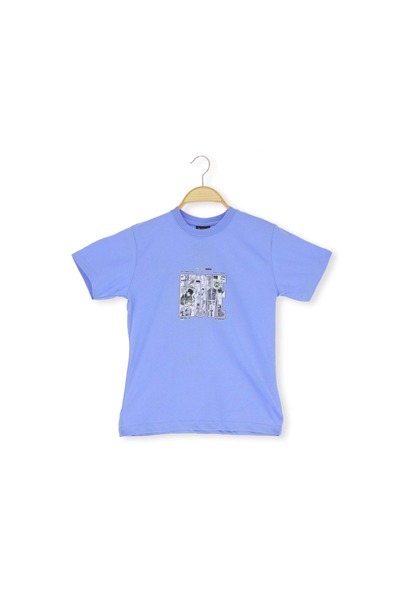 atabay ARKA SLAMDUNK T-SHIRT ZA MUŠKARCE PLAVA 36/1 Single jersey