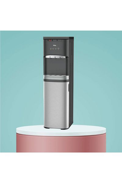 TCL Bottom Load Water Dispenser Hot/Cold/Normal , 4 L , 520 W , Stainless Steel , Black - TY-LWYR90T