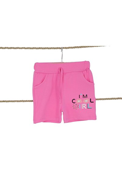 atabay Шорти для дівчаток з принтом KALP GIRL Рожеві