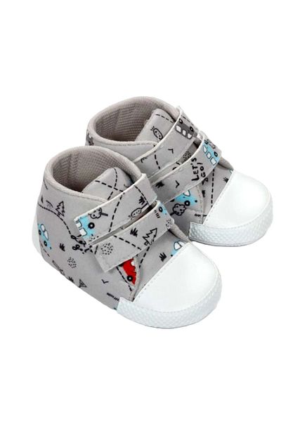 LOVE MAXX Bebiccino 18-19 Car Booties Shoes Gray