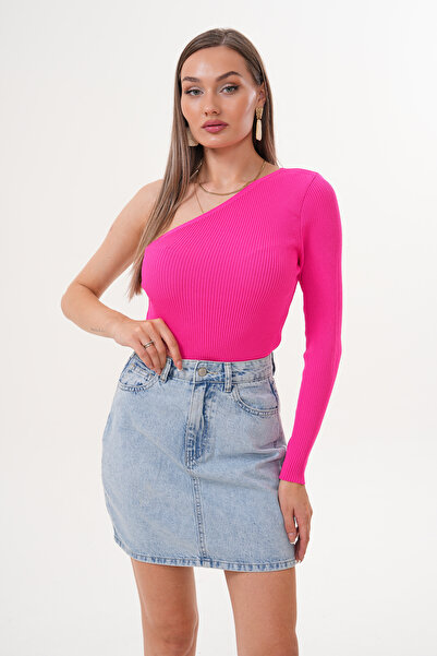 Eseclass KADIN YÜKSEK BEL MİNİ KOT ETEK