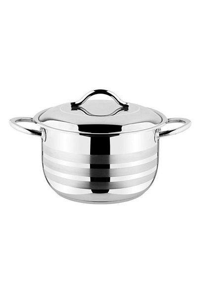 OMS Steel Deep Pot 18.6 Liter 34 Cm