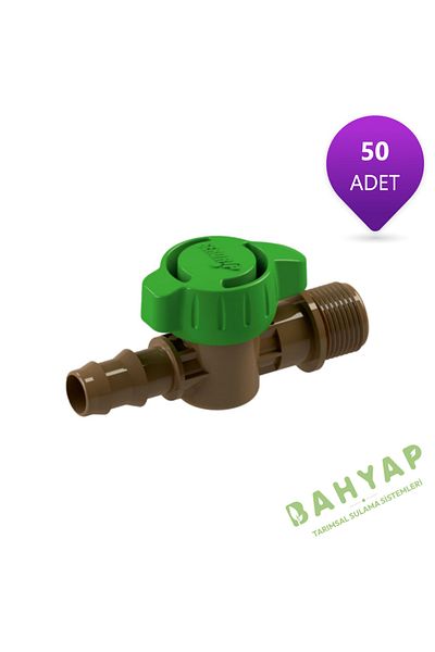 Bahyap Drip Irrigation Frog 16x1/2 External Thread Mini Valve (50 Pieces)