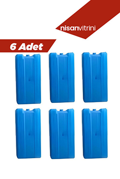 Nisan Vitrini 6 Adet Buz Aküsü / Buz Kasedi / Ice Box Buz Kalıbı / Buz Akusu