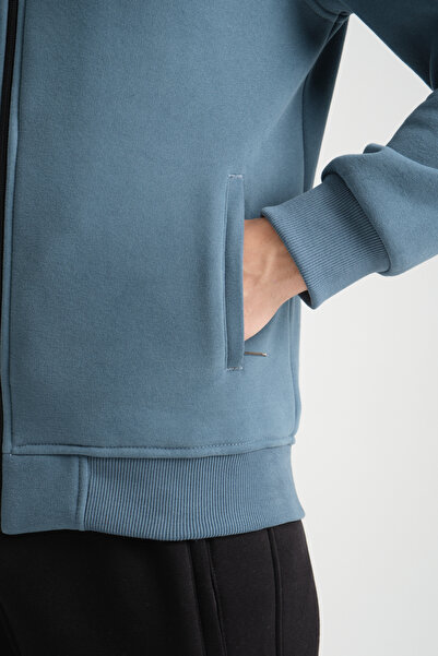 Shooter Set de trening pentru bărbați Winter Forest Green cu glugă cu panglic...