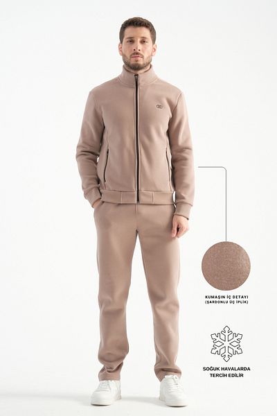 Shooter Deluxe Winter Mink Ανδρική φόρμα με λεπτομέρεια ραφής κανονική εφαρμογή
