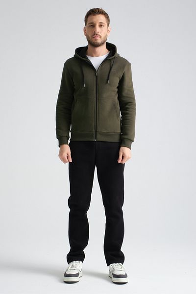 Shooter Ανδρικό Σετ Φόρμας Χειμώνας - Χακί Luxe Regular Hoodie