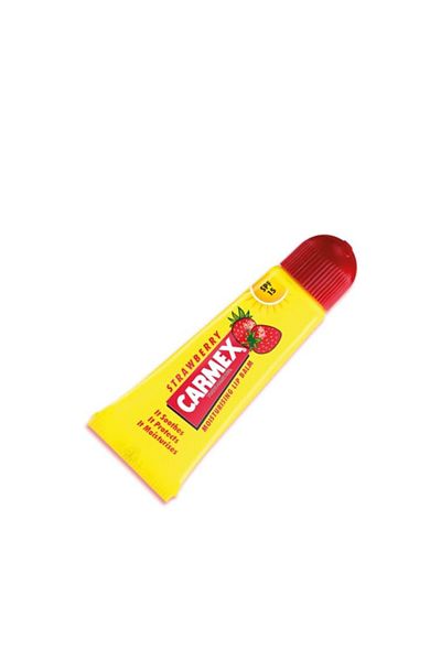 Carmex Strawberry Lip Balm Tube, 10g