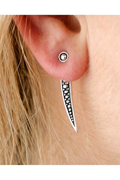 Akca gümüş GÜMÜŞ HANÇER KÜPE