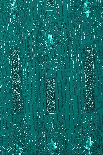 GATSBYLADY LONDON Downton Abbey Flapper Dress in Teal