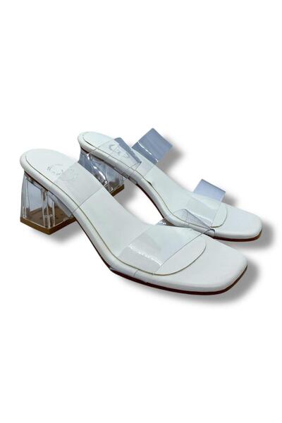 Zarifiz ŞEFFAF BANTLI ŞEFFAF TOPUKLU YAZLIK TERLİK