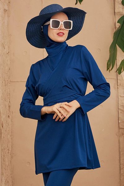 Starinci Mayo Μαγιό Indigo Butterfly Model Διπλό Πλήρως Καλυμμένο
