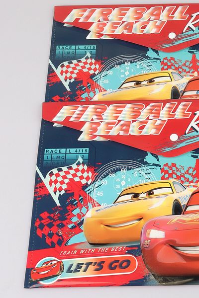 CARS New Season Licensed 2-Piece Cars File with Snap Fasteners
