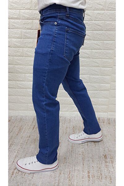 Ceza Denim Tmavě modré Slim Fit elastické pánské džíny z Lycry