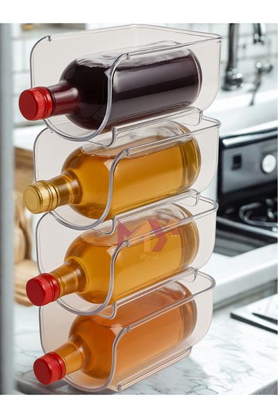 Myend Decobella 4 Pieces Refrigerator - Soft Drink Bottle Shelf