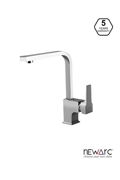 Newarc Aqua Sink Kitchen Faucet - Corner Pipe, Model 941881 L