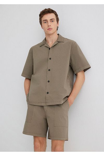 Mavi Καφέ πουκάμισο Loose Fit / Loose Fit 0211544-89931