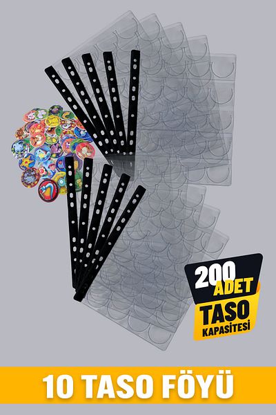Pokscard Taso Föyü (10 Pcs) - (Total 200 Pcs Taso Receives) - (4cm Items Are to Be Planted)