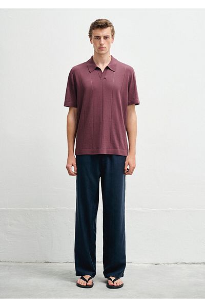 Mavi Καφέ Πλεκτό Polo Regular Fit / Normal Cut 0710369-70260