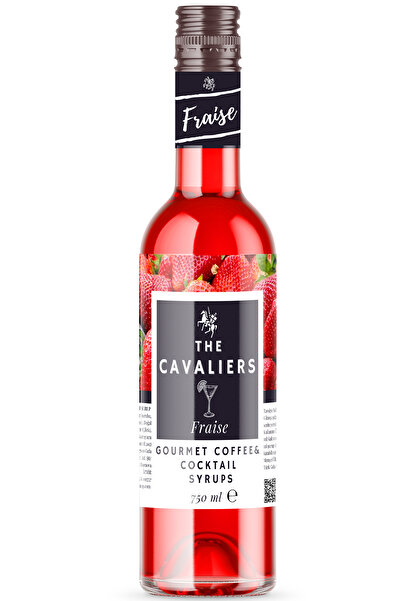 The Cavaliers Çilek Aromalı Kahve Kokteyl Şurubu 750 ml