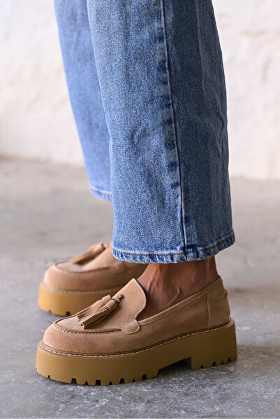 PELİN'İN AYAKKABILARI BARNES BAL SÜET MAKOSEN