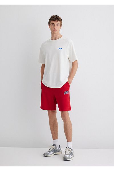 Mavi Printed Red Shorts 0410224-70464