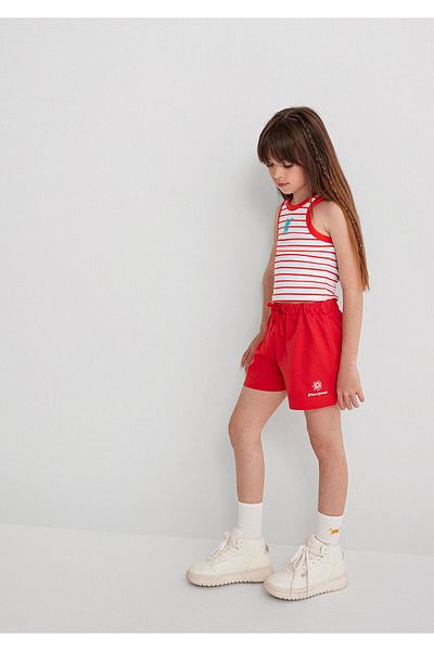 Mavi Jeans Printed Red Shorts 7410007-84531