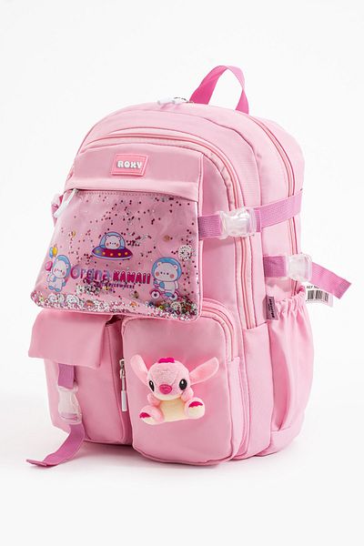Roxy Stitch Korean Style Children's Primary School Bag with Accessories - 5 Compartments Waterproof