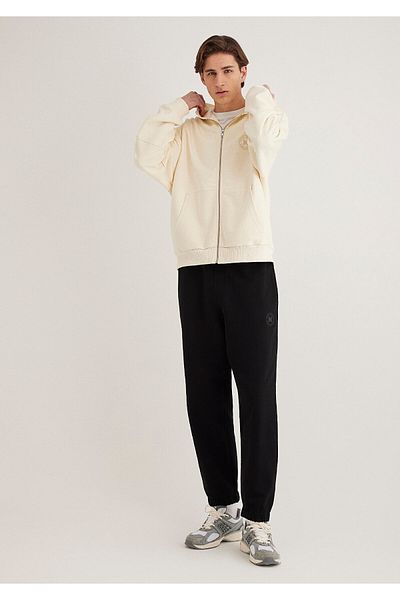 Mavi Patch Logo Black Basic Tracksuit 0010409 -900