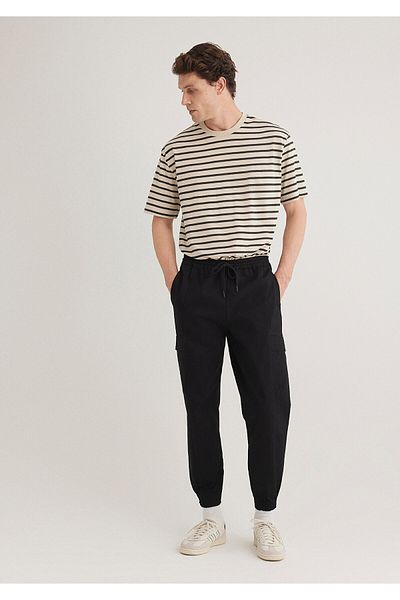 Mavi Black Cargo Jogger Pants 0010430-900