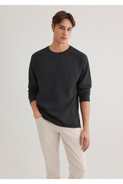 Mavi Long Sleeve Anthracite T-Shirt Regular Fit / Regular Fit 0612510 -70092