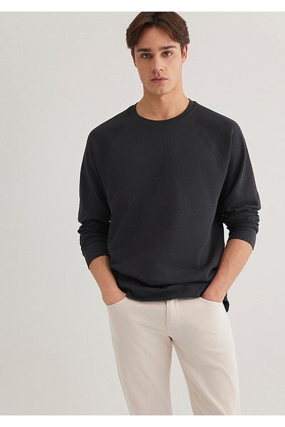 Mavi Long Sleeve Anthracite T-Shirt Regular Fit / Regular Fit 0612510 -70092