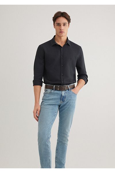 Mavi Anthracite Shirt - Standard Model 0211461 -70087