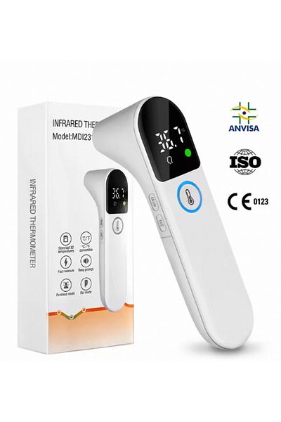 Choice White Digital Infrared Thermometer Baby Forehead Ear Non-contact Medical Use Body Temperature Meter