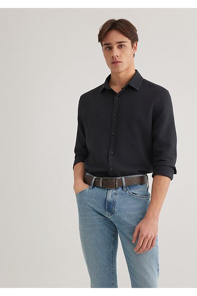 Mavi Anthracite Shirt - Standard Model 0211461 -70087