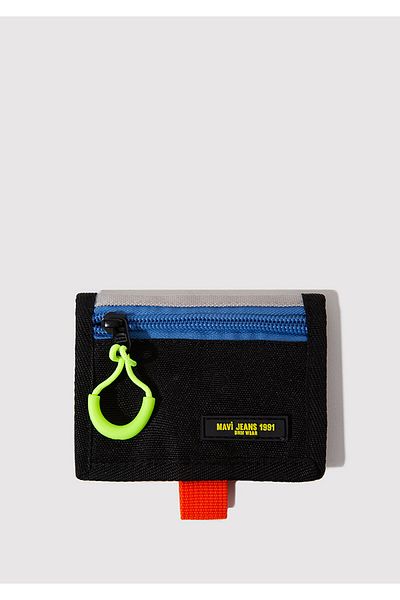 Mavi Black Wallet with Graphic Detail 0911625-900
