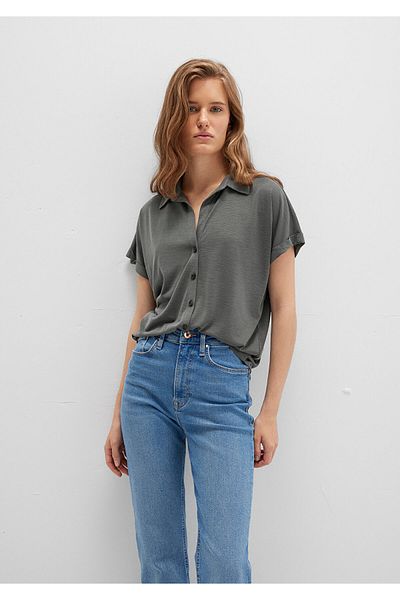 Mavi TRICOU ALBASTRU FEMEI CU MANECĂ SCURTĂ Beluga 168081 -71553