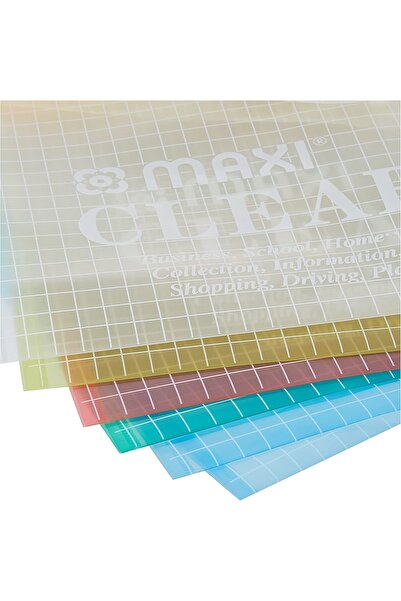 MAXİ Maxi Clear Bag 1x6 CBAST6 – Durable Transparent Organizer | 12” x 6” x 3” by CBAST