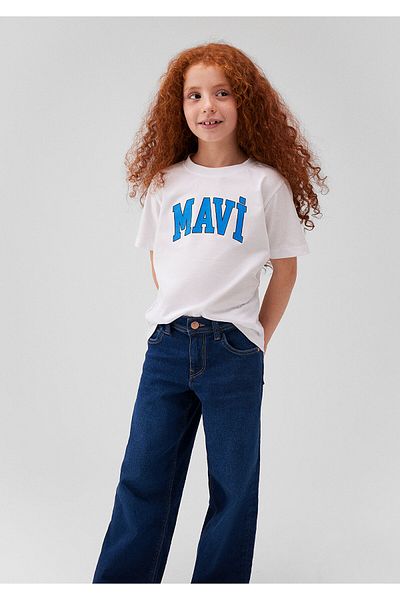 Mavi Білий з логотипом Regular Fit Tisort 761010970000 761010970000
