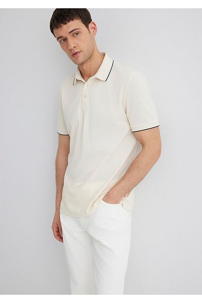 Mavi Λευκό μπλουζάκι πόλο - Regular Fit,0611902-70057 Μοντέλο