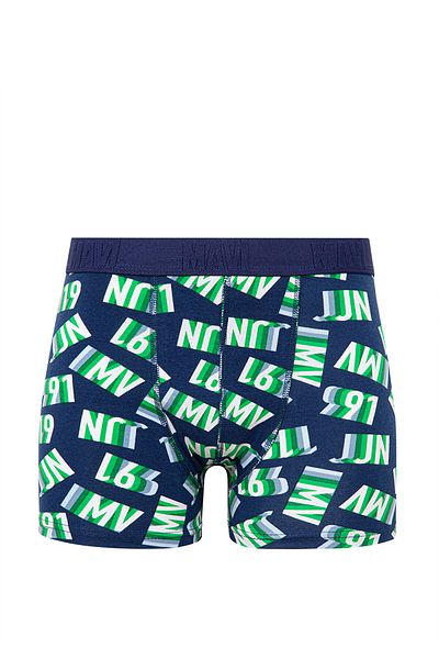 Mavi Navy Blue Printed Boxers - 0911042 -70695