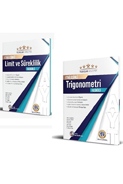 Bilgi Sarmal Yayınları Bilgi Sarmal AYT Limit  Süreklilik + Trigonometri Yıldızlar Yarışıyor Etkileşimli Muhteşem 2 Li Set