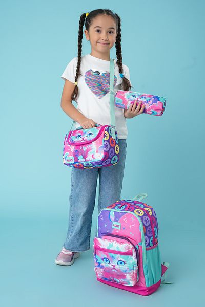 Wia Cat Girl 3-Piece School Bag Set