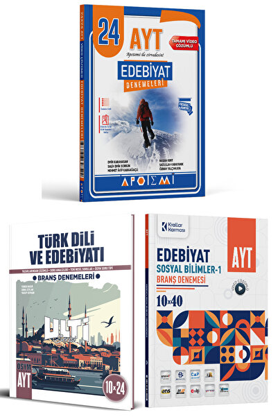 Apotemi Yayınları Apotemi Yayınları Krallar Karması Ulti Yayınları AYT Edebiy...