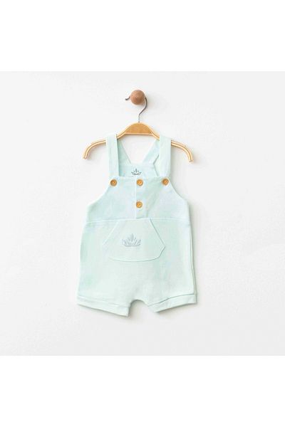ESLENZA Kangaroo Pocket Salopet Mint Green