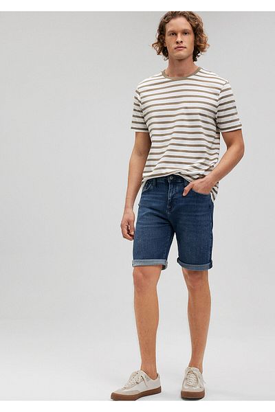 Mavi Brian Premium Shaded Dark Jean Shorts 0418484462