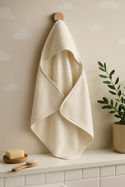 Ender Home Hooded Towel Newborn Baby Swaddle Baby Bath Towel Swaddle