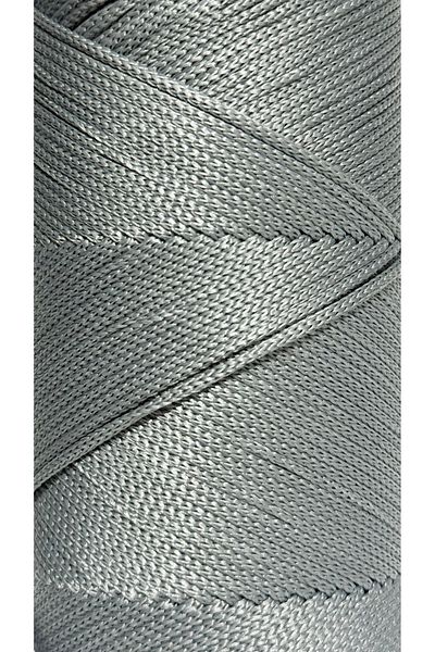 Akduman İplik 200 Gr - 2mm Dark Gray Polyester Macrame Rope Bag Thread and Supla Rope